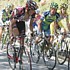 Andy Schleck bei der 10. Etappe des Giro d'Italia 2007